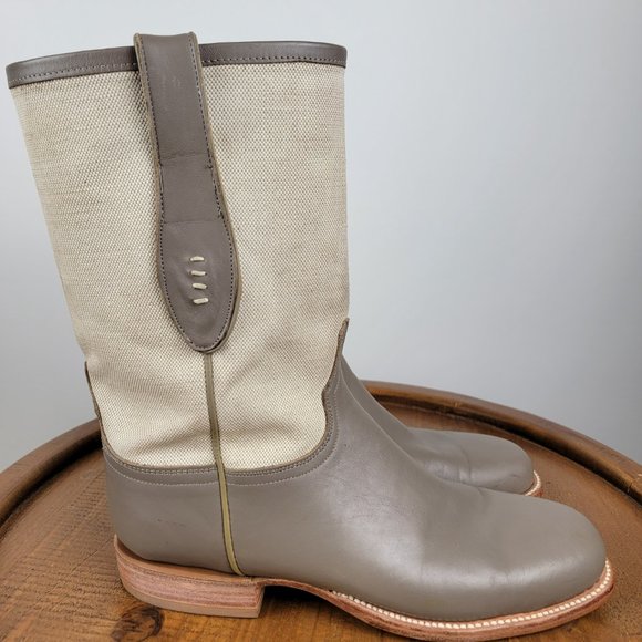 LUCCHESE WOMEN'S SIZE 10 Gray Riding Boots ***NEW* - Picture 3 of 6